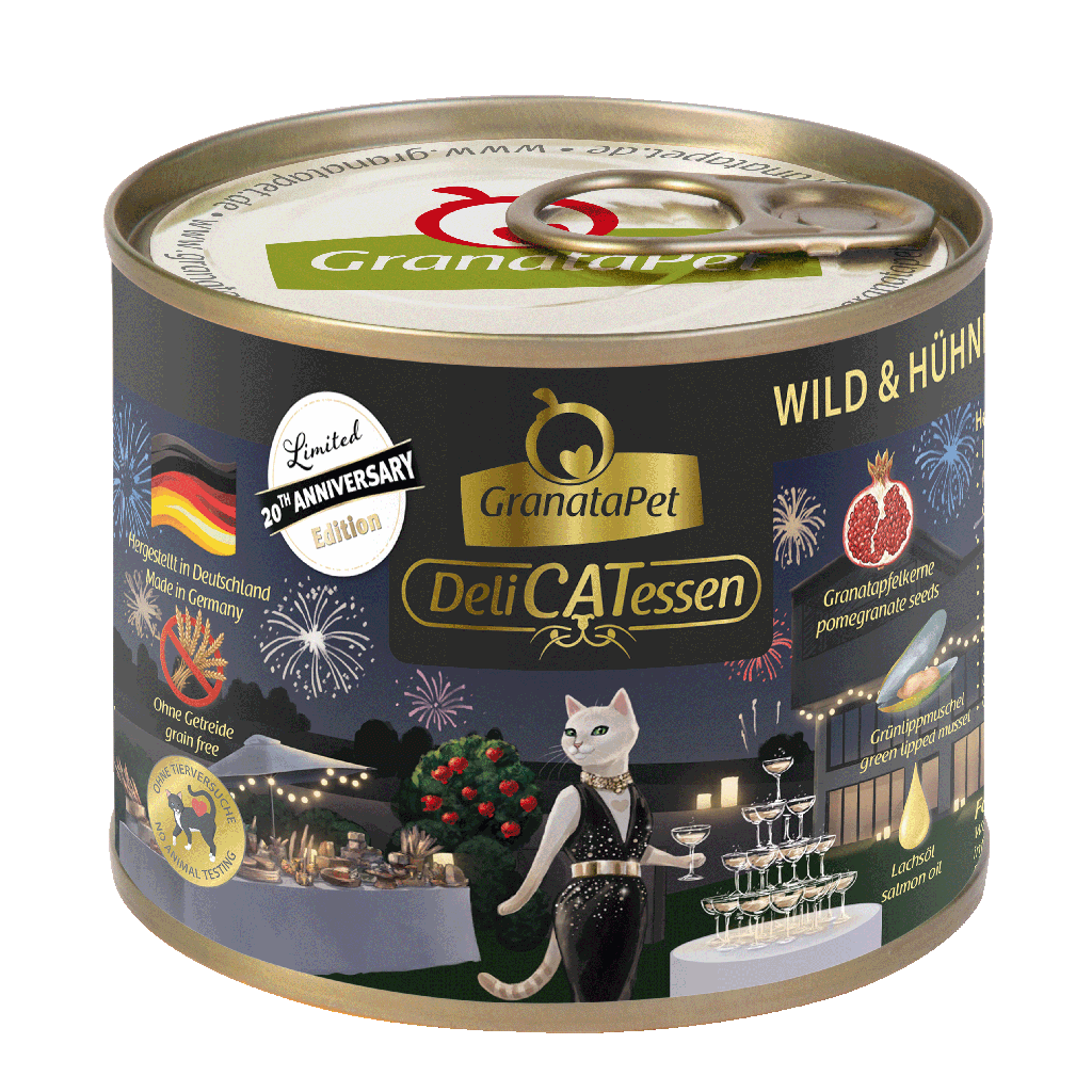 Jubiläumsedition - Wild & Hühnerherzen mit Lachsöl Jubiläumsedition - Wild & Hühnerherzen mit Lachsöl